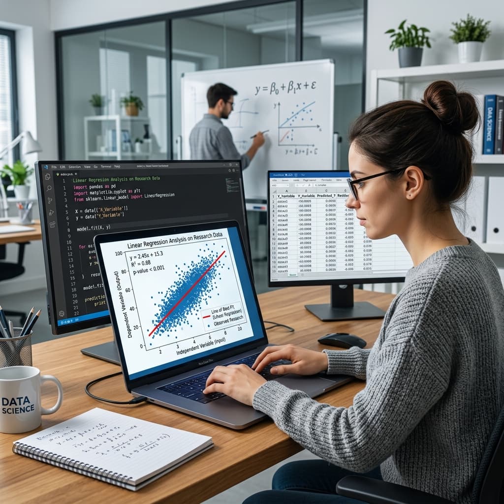 Python for Beginners: Regression Analysis with Real Research Data